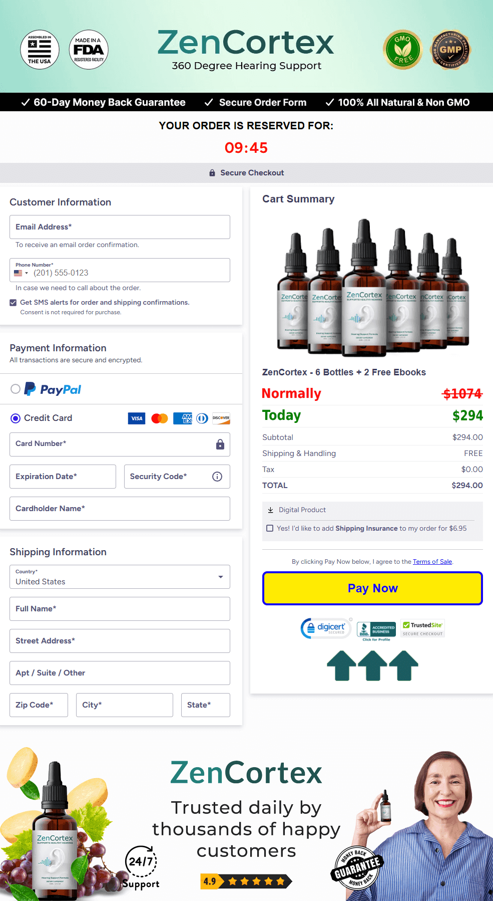 ZenCortex - Secure Checkout