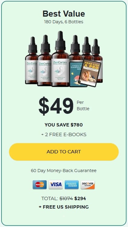 ZenCortex - 6 bottle