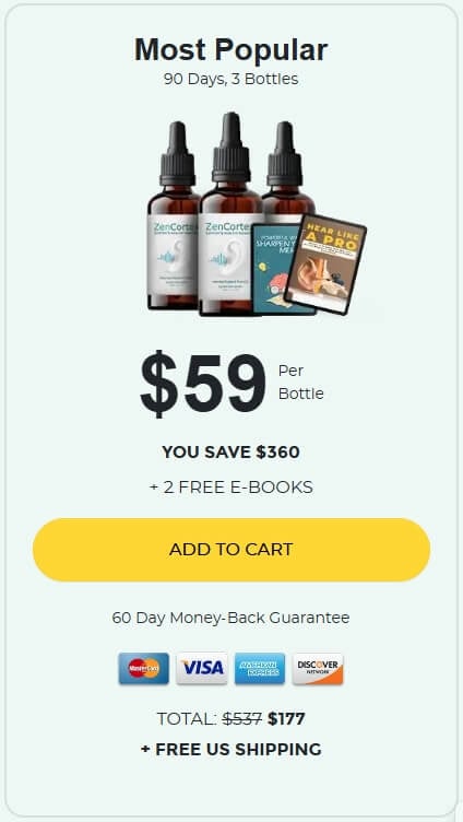 ZenCortex - 3 bottle